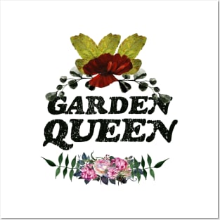 Garden Queen Gardening Flowers Women Posters and Art